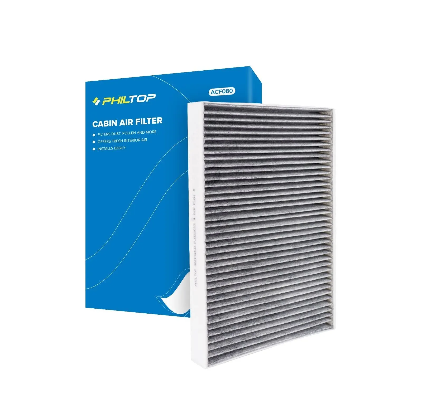 PHILTOP Cabin Air Filter Replacement for CF12211 Q5 Q7 A4 A5 A6 Quattro SQ5 Q...