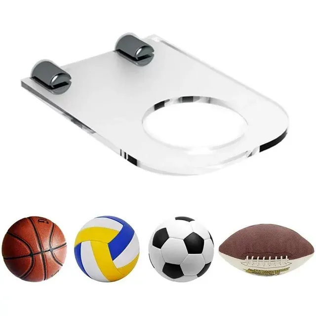 Basketball Display Case Stand, 3MM Clear Acrylic Display Case for Soccer Ball Display Box Holder for Full Size Basketball Self Assemble(10.6x10.6x11.8 inch;27x27x30 cm)