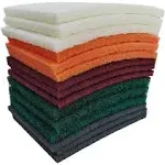 15 Pack 6 x 9 Inch Hand Pads Coarse Medium Fine Superfine 5 Different Specifications Assortment General Purpose Scouring Pad Ideal for Garden Tools and Grills,Automotive Body Tools