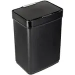 Honey-Can-Do Black 50L Stainless Steel Motion Sensor Trash Can