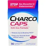 Charco Caps Anti-Gas Formula Capsules