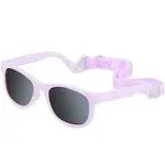 Nacuwa Baby Sunglasses - 100% UV Proof Sunglasses for Baby, Toddler, Kids - Ages 0-2 Years - Case and Pouch Included