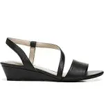 Women's LifeStride Yasmine Wedge Sandals in Black Size 5