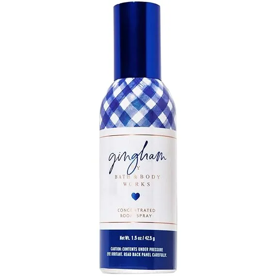 1 BATH &amp; BODY WORKS BLUE GINGHAM CONCENTRATED ROOM SPRAY PERFUME AIR FRESHENER