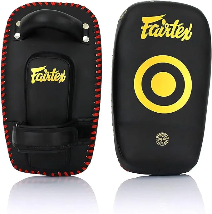 Fairtex KPLC6 Muay Thai Kickboxing Small Curved Thai Pads