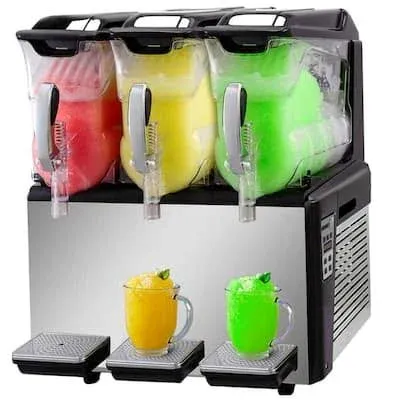 VEVOR Slush Frozen Drink Machine 10LX3 Tanks Commercial Slushy Machine