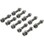 US Cargo Control Airline-Style Track Fastener Pack, Package of 10 Sets of Bolts, Nuts, and Washers, Quickly Install and Secure L Track Tie Down Systems to Your Pickup Truck, Van, Or Trailer