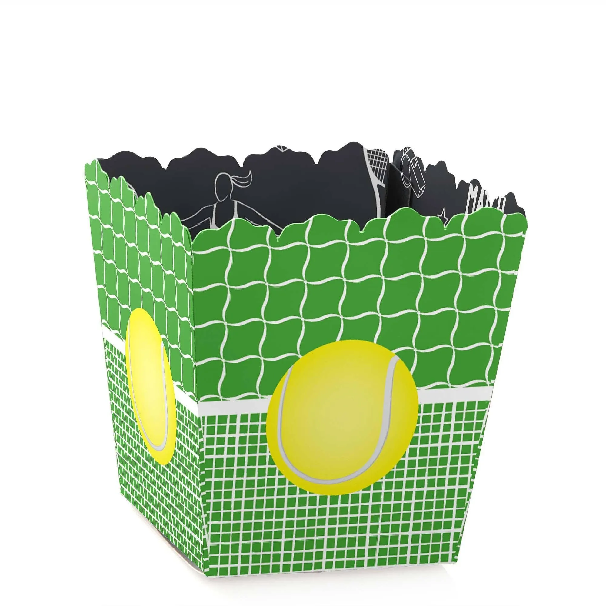 You Got Served - Tennis - Goodie Favor Boxes - Party Treat Candy Boxes - 12 Ct