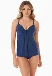 Miraclesuit Women's Rock Solid Marina Tankini Top