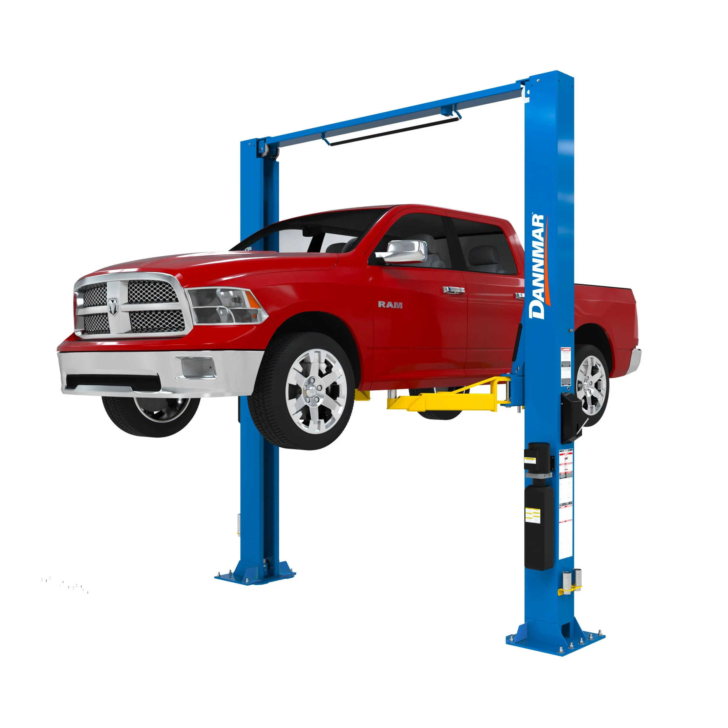 Dannmar - D2-12C Symmetric Heavy Duty Two Post Car Lift - 12.000lbs Capacity