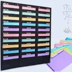 Ultimate Office WalMaster 30-Pocket Wall Chart Filing System