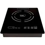 True Induction TI-1B Single Burner Counter Inset Energy Efficient Induction Cooktop Black