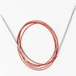 ChiaoGoo Red Lace Stainless Circular Knitting Needles 32"