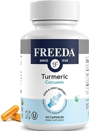 Freeda Turmeric Curcumin - 60 Capsules
