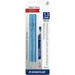 Staedtler triplus micro, Mechanical Pencil with Twist Top Eraser, 3 Pack, for Drafting, Drawing, Engineering, 0.7mm Lead, 77427BK3A6