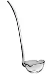 Barski European Quality Mouthblown Glass Punch Ladle-14&#034; Long-Made in Europe