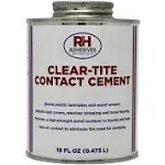 Clear-Tite Contact Cement, 16 oz. can - RH Adhesives