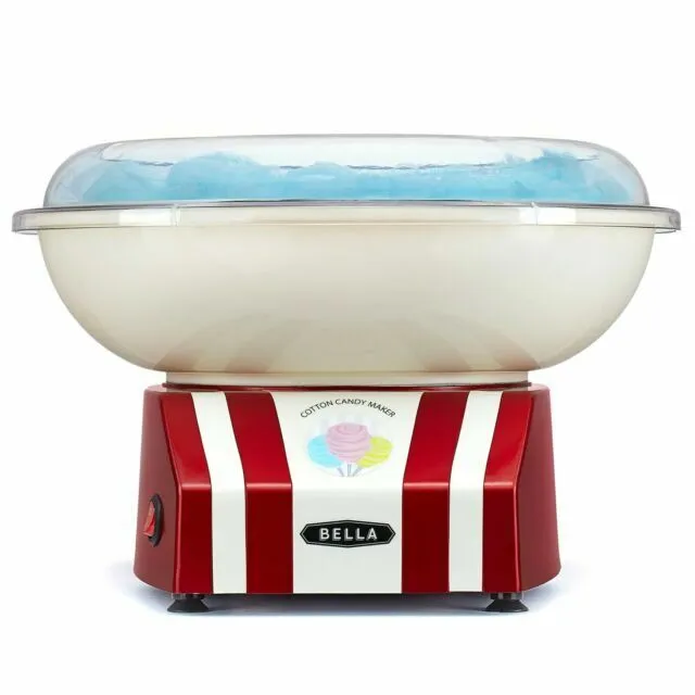 BELLA Electrically Powered Cotton Candy Maker, 475-Watt, Red &amp; White