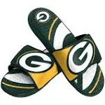 FOCO Men's NFL Team Logo Sport Shower Foam Slide Flip Flop Sandals