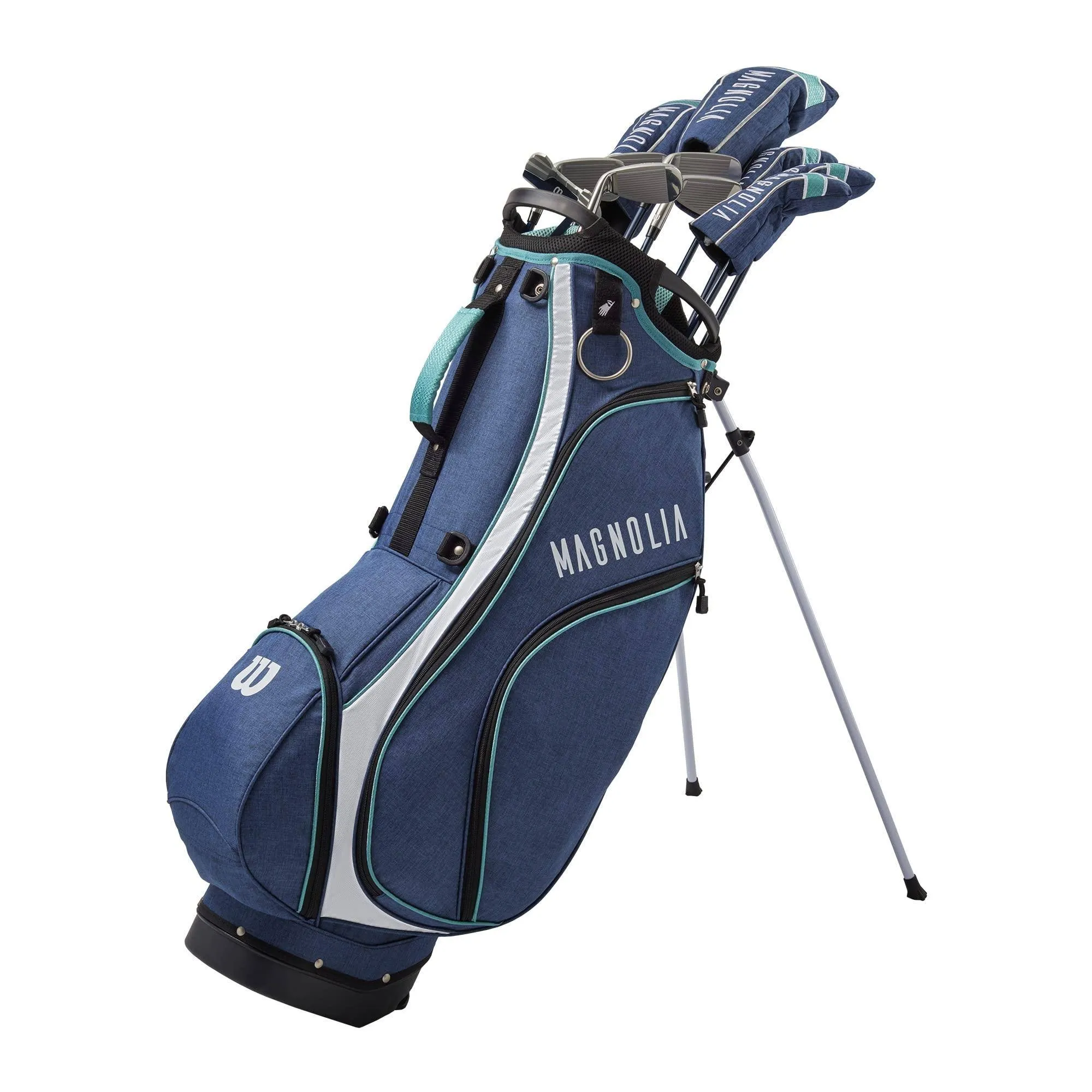 Wilson Women's Magnolia Carry Complete Golf Set, Right Hand, Navy