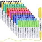 Affisure 12 Colors Permanent Markers 144 Pack Permanent Markers Assorted Colors Marker,Fine Point