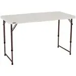 Lifetime 4-Foot Fold-In-Half Adjustable Table 4432