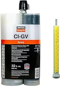 Simpson Strong-Tie CIGV32 - STRUCTURAL Injection Epoxy Gel 32 oz.