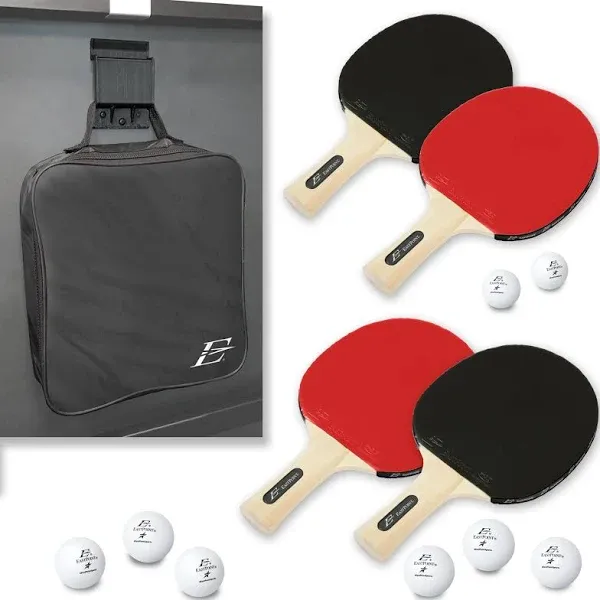 Franklin Sports Ping Pong Paddle Set with Balls - 2 Player &amp; 4 Player Table T...