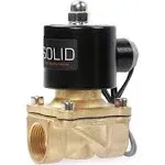 3/4" Brass Electric Solenoid Valve 24VDC N.C. Air Non-potable Water Fuel VITON