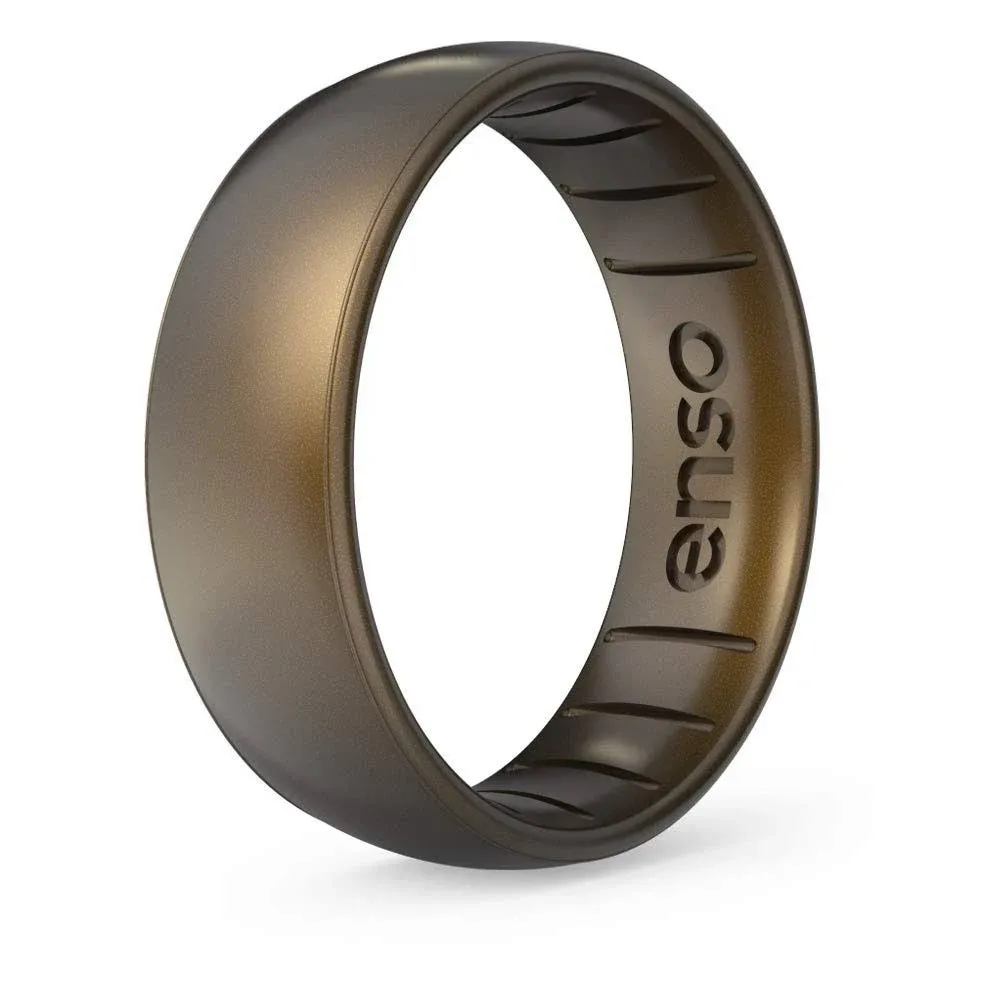 Enso Rings Classic Elements Silicone Ring | Made in The USA | Comfortable, Breathable, and Safe