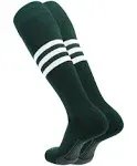 TCK Dugout Series Socks DARK GREEN | WHITE XL