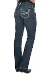 Ariat R.E.A.L. Mid Rise Stretch Ivy Stackable Straight Leg Jean- Dresden 29 S