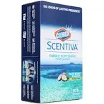 Clorox Scentiva Fabric Softening Dryer Sheets | Fabric Sheets in Pacific Breeze & Coconut Scent | Laundry Dryer Sheets for Fresh & Clean Clothes | 105 Count
