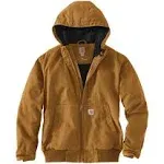 CARHARTT FULL SWING LOOSE FIT WASHED DUCK FLEECE-LINED ACTIVE JAC 103371