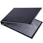 7 Ring Business Check Book Binder, 600 Checks Capacity for 9" x 13" Sheets, PU L