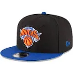 New Era 9Fifty NBA New York Knicks 2-Tone Black/Blue Snapback Hat/cap Adjustable