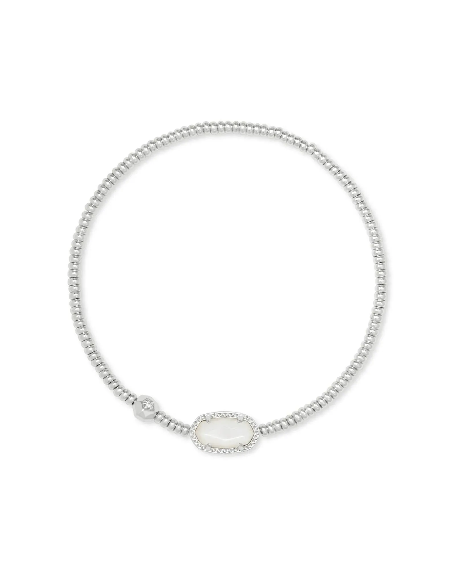 Kendra Scott Grayson Silver Stretch Bracelet. Brand...