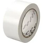 3M 764 General Purpose Vinyl Tape, White, 2" x 36 yd