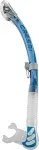 Cressi Alpha Ultra Dry Snorkel, Clear/Blue