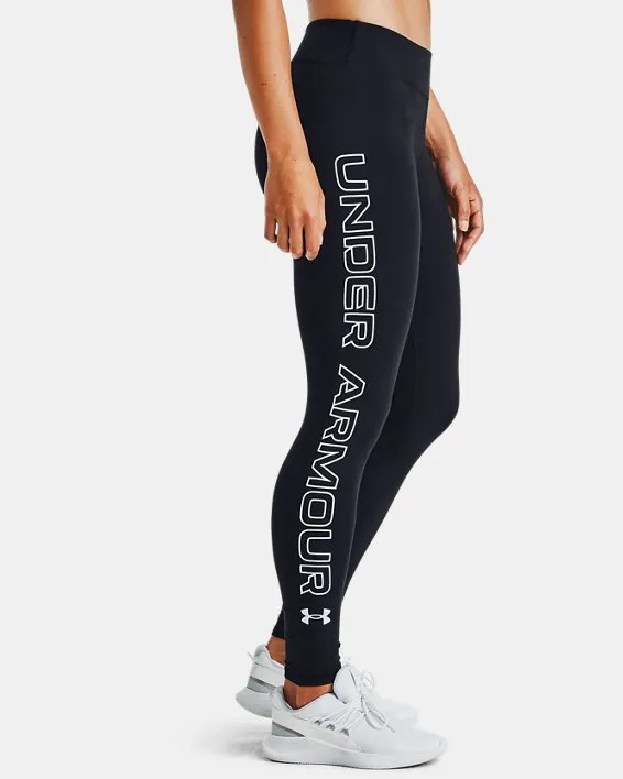 Under Armour Women's Favorite Wordmark Leggings - Black