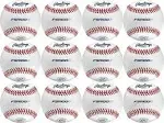 Rawlings Flat Seam High School Practice Baseballs - Dozen