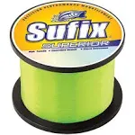 Sufix Superior Hi-Vis Yellow Monofilament - 40lb - 370 yds