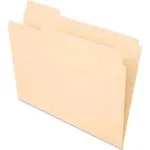 Pendaflex 752-1/3 Manila File Folders, 1/3 Cut Top Tab - 100 count