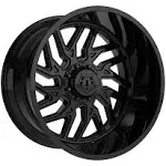 20x10 Gloss Black Wheel TIS 544GB 6x135 6x5.5 -25