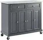 Crosley Furniture Avery Kitchen Cart, Gray