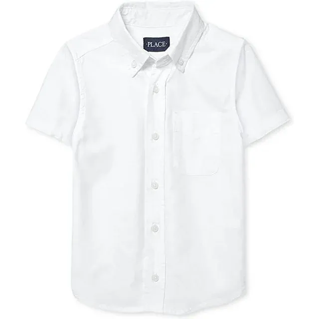 The Children's Place Boys Oxford Short Sleeve Shirt