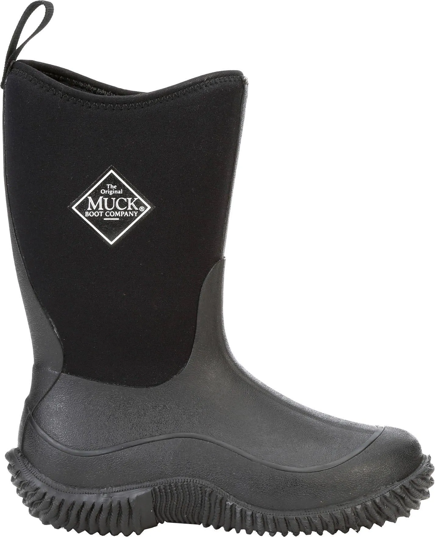 Muck Children&#039;s Hale Black Waterproof Rubber Boots KBH-000