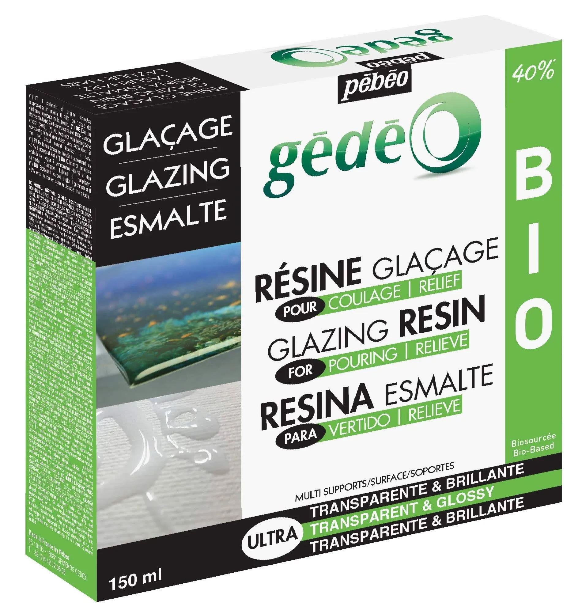 Pebeo Gedeo Bio Based Glazing Resin 150ml