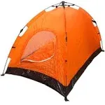 2 Person Instant and Automatic Pop-Up Camping Tent - Orange