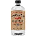 16 oz Gum Spirits of Turpentine SALE ENDS SOON! Terps Natural Terpintine